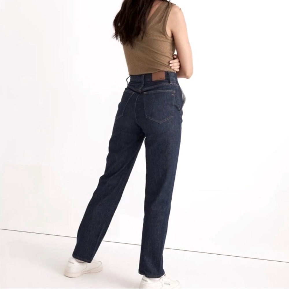 Madewell The Perfect Vintage Straight Jean Seamed Version Greenhaven Size 23 NWT - Picture 2 of 16